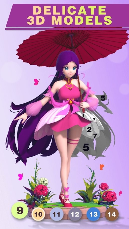 涂色世界3d艺术馆