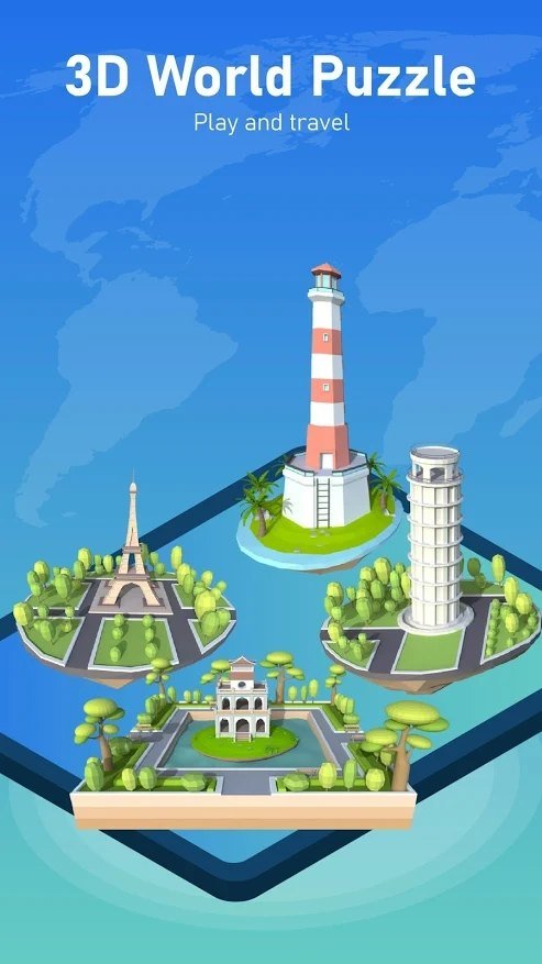 3d世界拼图
