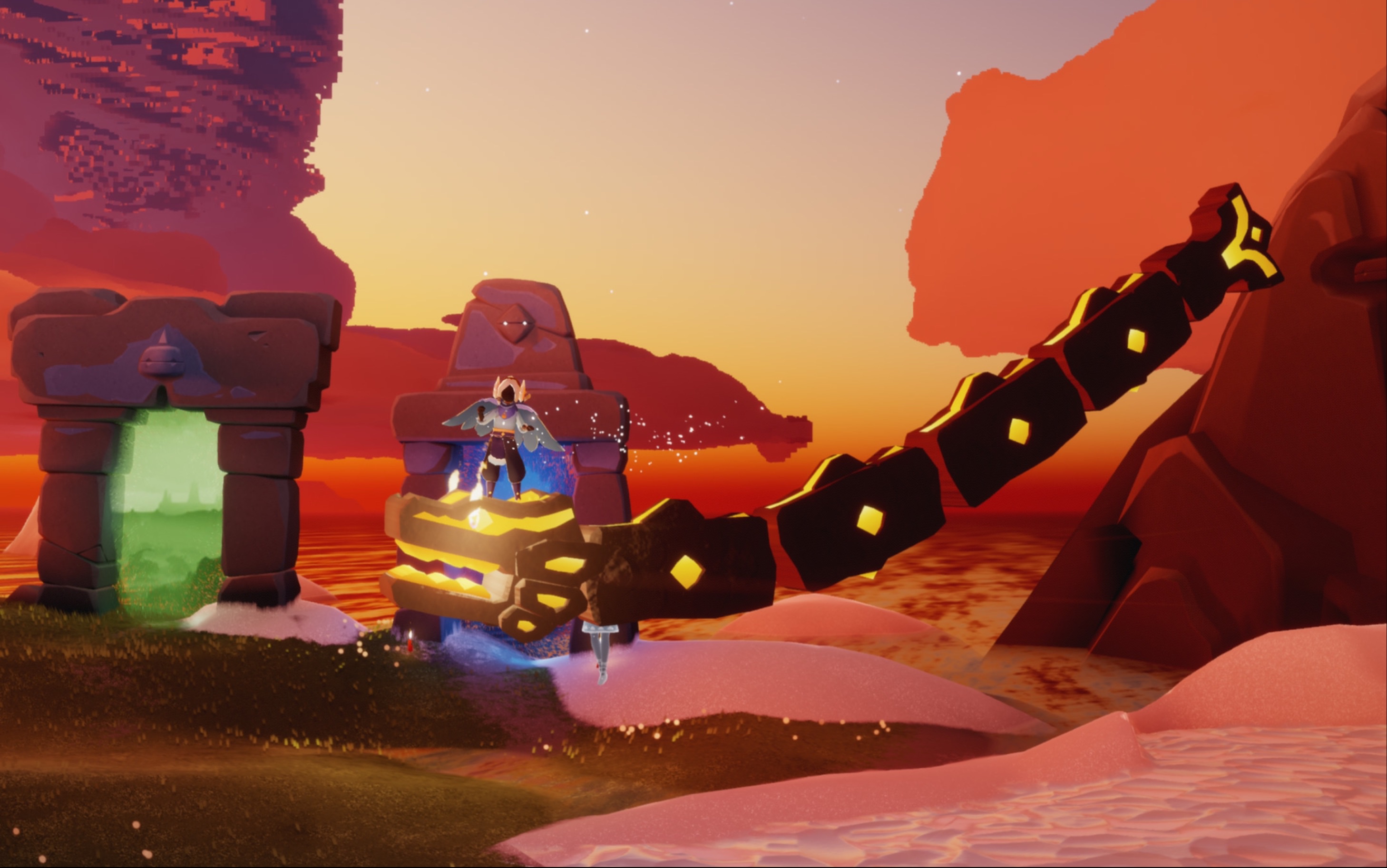 光遇吓人面具怎么搭配