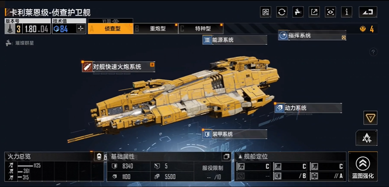无尽的拉格朗日卡利莱恩级侦查护卫舰怎么加点 无尽的拉格朗日卡利莱恩级侦查护卫舰怎么加点
