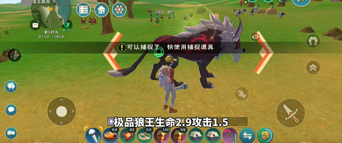 创造与魔法孤狼怎么抓
