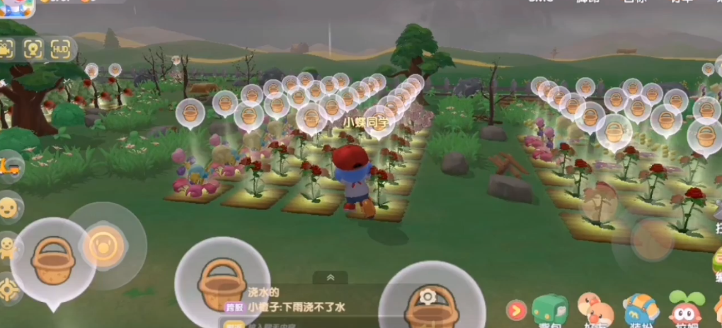 摩尔庄园后院怎么开