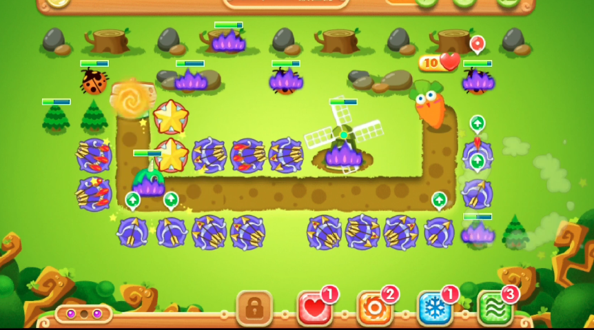 保卫萝卜2第23关怎么通关