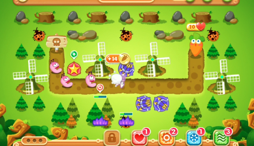 保卫萝卜2第23关怎么通关