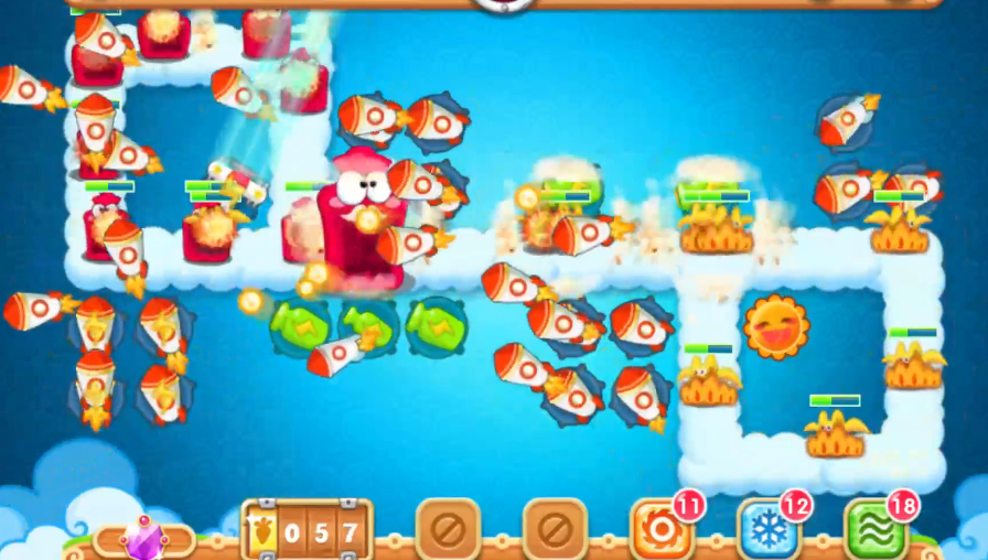 保卫萝卜2怎么攻略56关