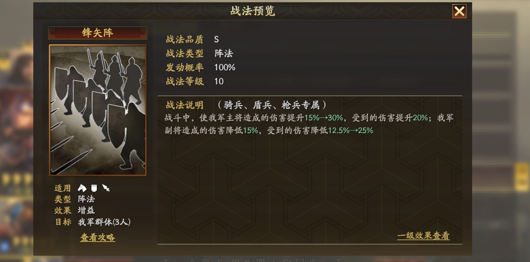 三国志战略版锋矢阵适合什么队