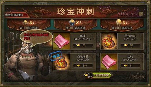 攻城掠地各珍宝有什么作用