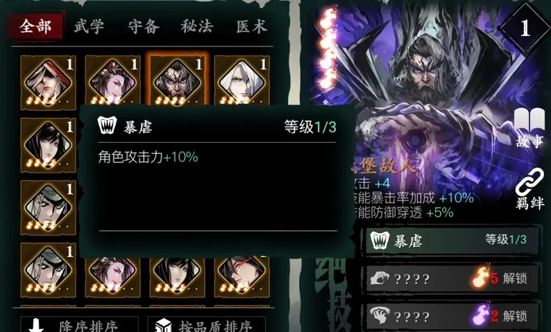 影之刃3无锋系列技能有哪些
