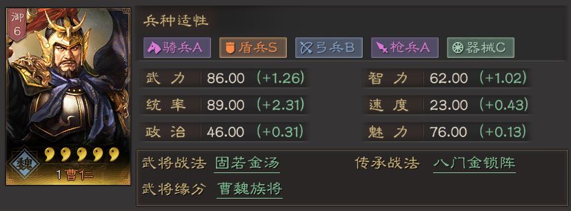 三国志战略版曹仁怎么组合