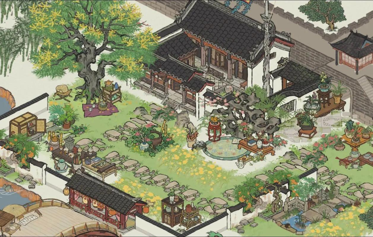 江南百景图的小财神在哪