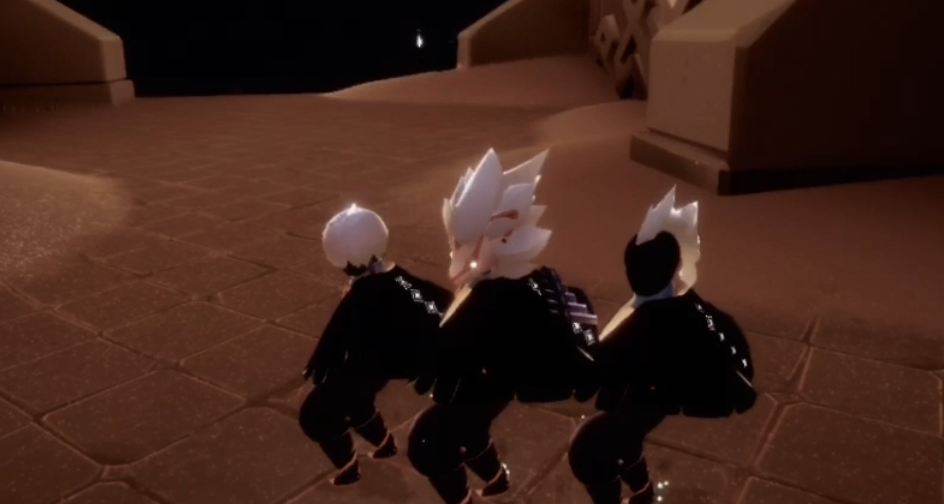 光遇怎么背对着双手击掌