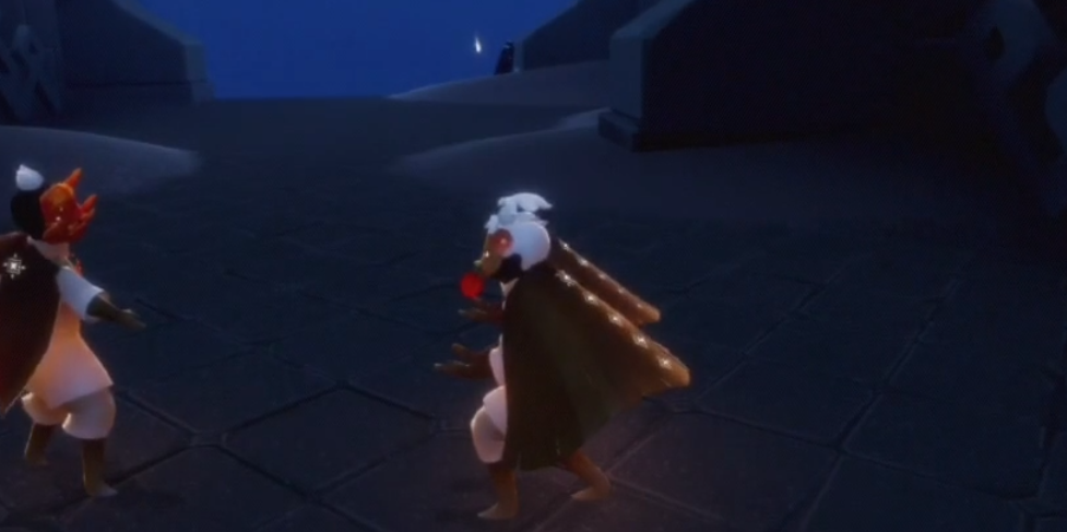 光遇怎么背对着双手击掌