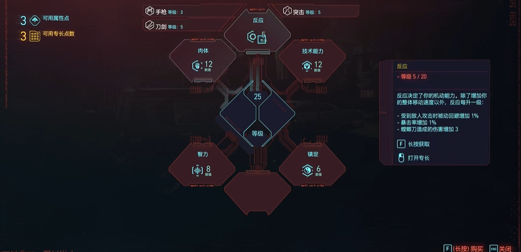 赛博朋克2077用枪怎么加点